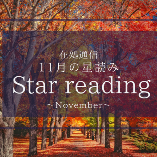 11月の星読み〜丁寧に吟味する〜